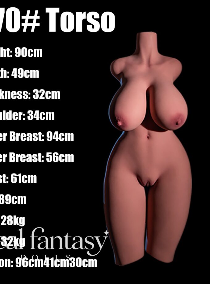 90cm (2'11") L-Cup CLM Classic 870# Torso TPE - Climax Doll