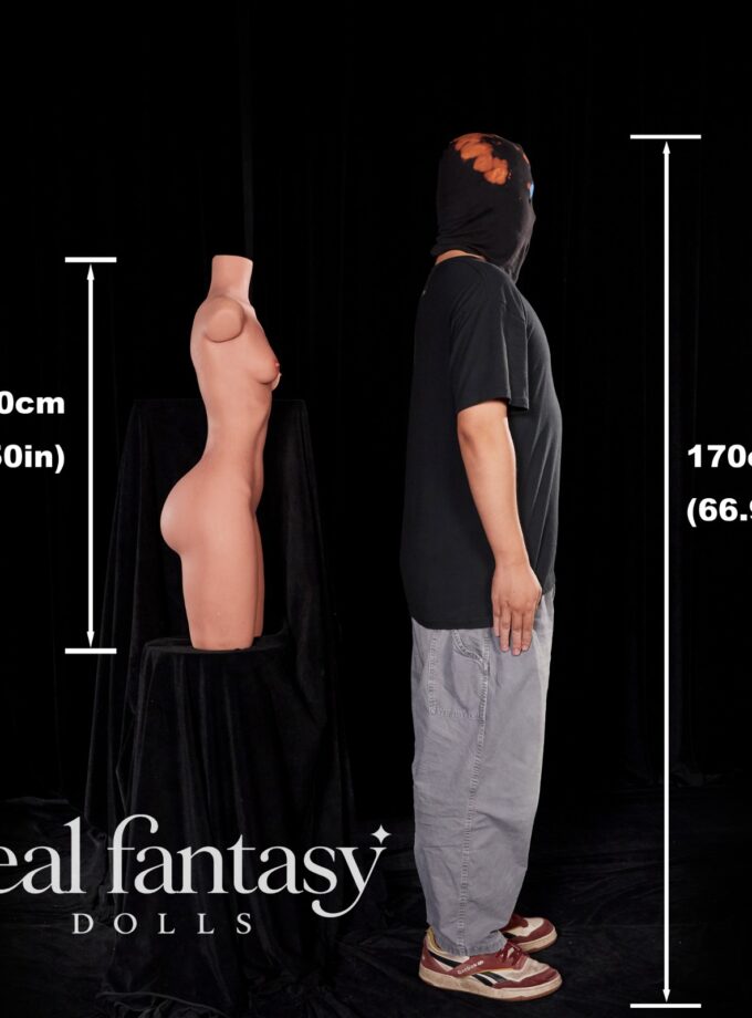 80cm (2'7") AA-Cup CLM ULW ULW 881 Torso Full Silicone - Climax Doll