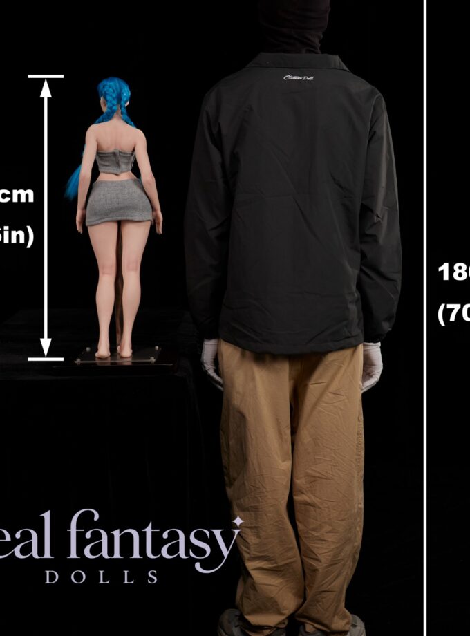 70cm (2'4") D-Cup Jetta Cinnamon (Head #Jetta) Full Silicone - Climax Doll
