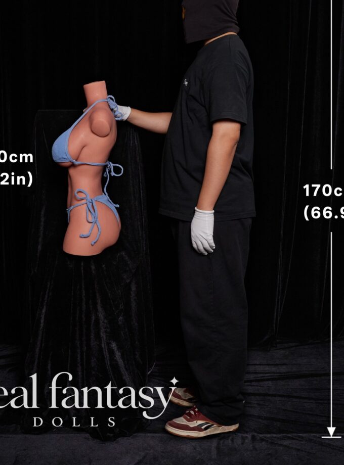 60cm (2'0") E-Cup CLM ULW ULW 662# Torso Full Silicone - Climax Doll
