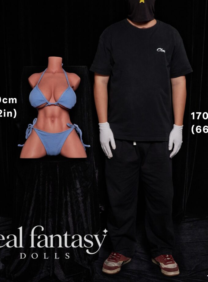 60cm (2'0") F-Cup CLM ULW ULW 663# Torso Full Silicone - Climax Doll