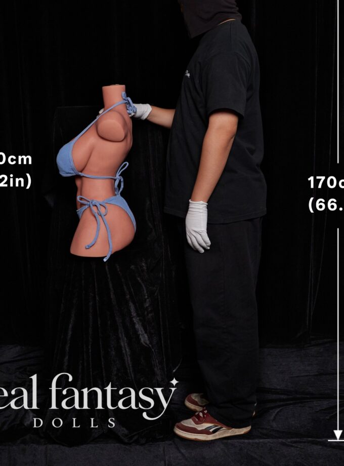 60cm (2'0") F-Cup CLM ULW ULW 663# Torso Full Silicone - Climax Doll