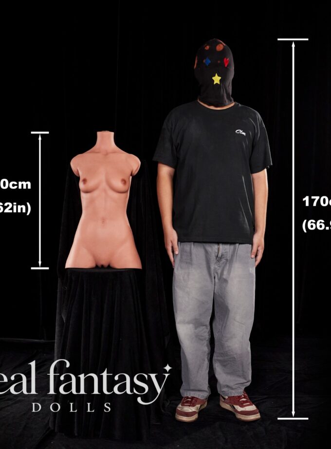 60cm (2'0") AA-Cup CLM ULW ULW 661# Torso Full Silicone - Climax Doll