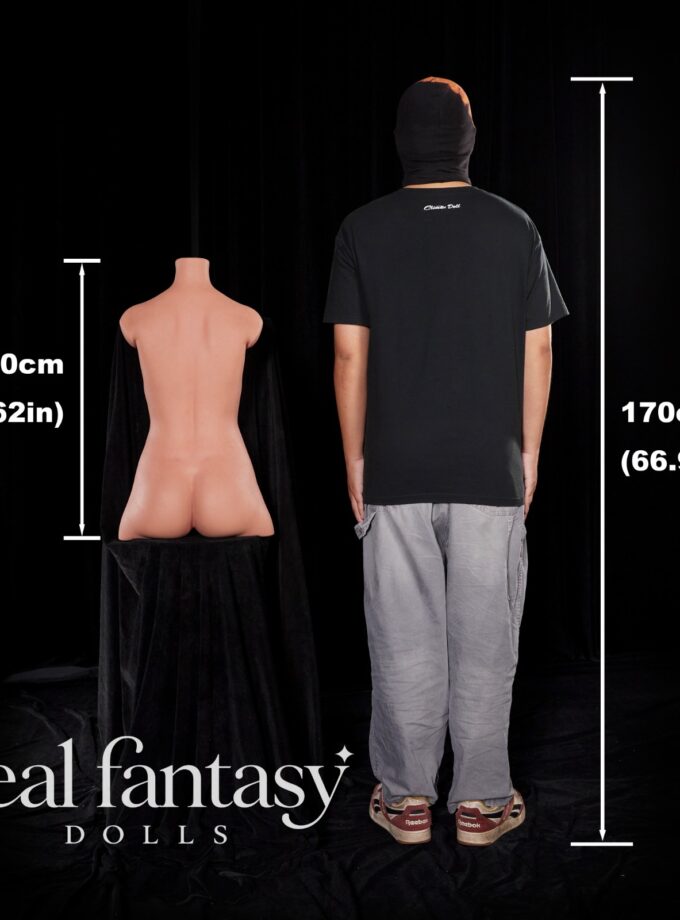 60cm (2'0") AA-Cup CLM ULW ULW 661# Torso Full Silicone - Climax Doll