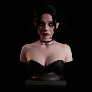 34cm (1’1″) Silicone Bust Sex Torso (Head #ROS) Full Silicone – Climax Doll
