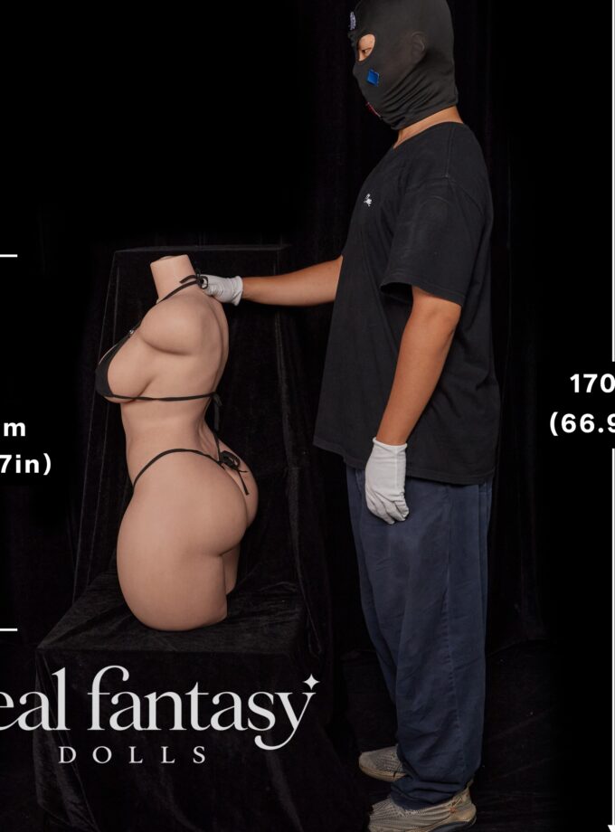 84cm (2'9") I-Cup ULW 885# Torso Natural, Torso (Head #Renata) Full Silicone - Climax Doll
